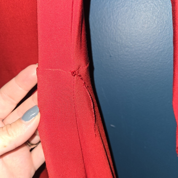 Ralph Lauren Red Dress, petite small - Picture 7 of 10